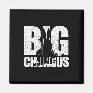 Big Chungus Meme Retro Vintages gestörtes Video Ga Magnet