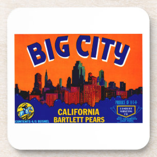 Big City Pears Getränkeuntersetzer