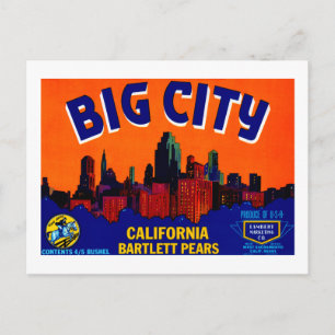 Big City Pears Postkarte