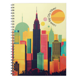 Big City Vibes Notebook Notizblock