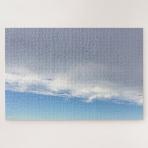Big Cloud Blue Sky Foto Große Schwierigkeit Puzzle