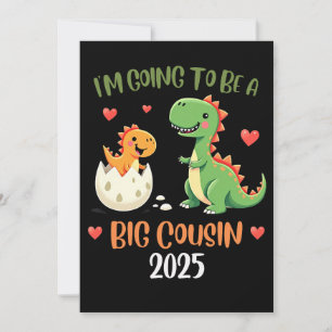 Big Cousin Dinosaur werde Cousin Baby Rex Einladung