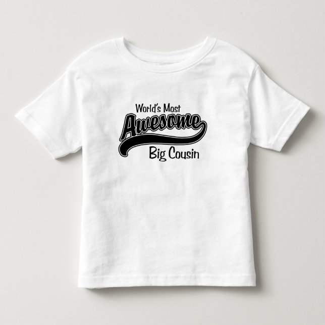 Big Cousin Kleinkind T-shirt (Vorderseite)