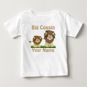 Big Cousin Lion Personalisiert T - Shirt