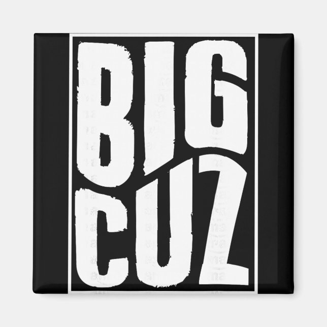 Big Cousin Pregnancy Announcement Matching New Cou Magnet (Vorne)