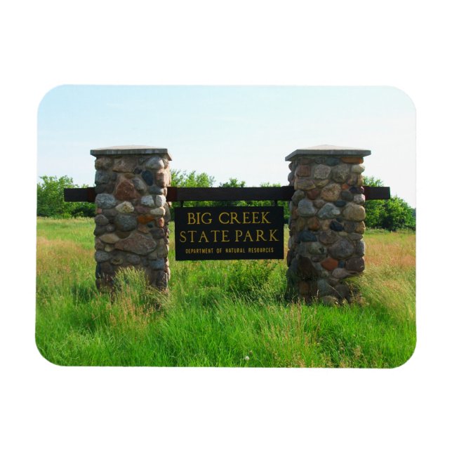 Big Creek Staat Park, Iowa Magnet (Horizontal)