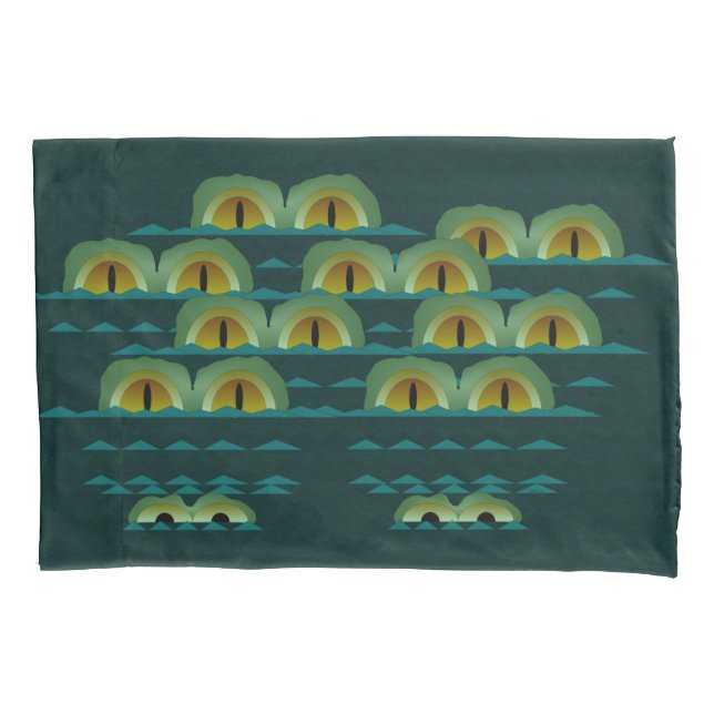 Big Croc Pillow Case Kissenbezug (Vorderseite)