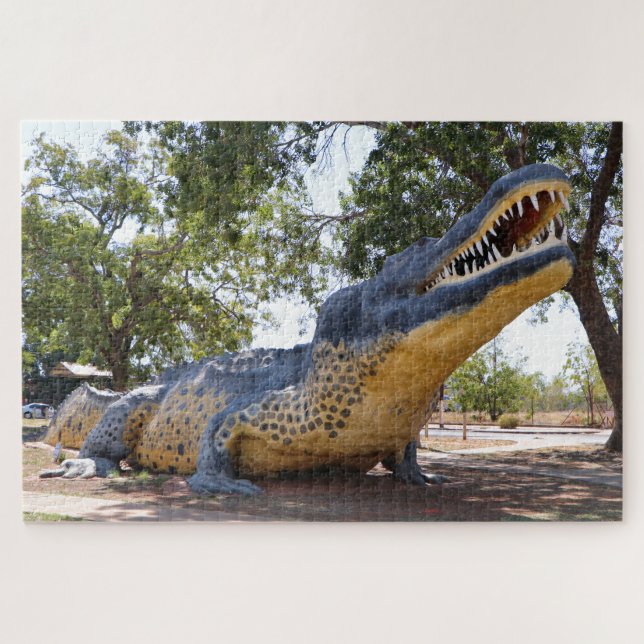 Big Crocodile, Wyndham, Western Australien Puzzle (Horizontal)