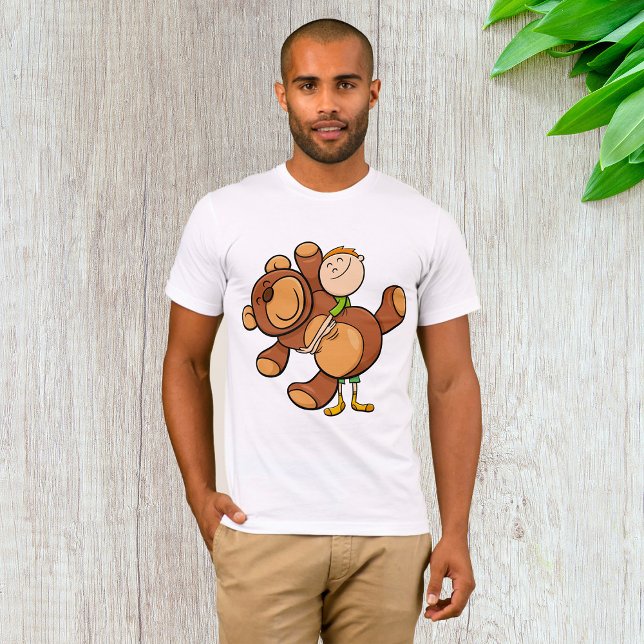 Big Cudly Teddy Bear Mens T - Shirt (Von Creator hochgeladen)