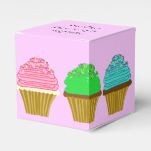 Big Cupcakes Girls Geburtstagsfeier Geschenkboxen Geschenkschachtel