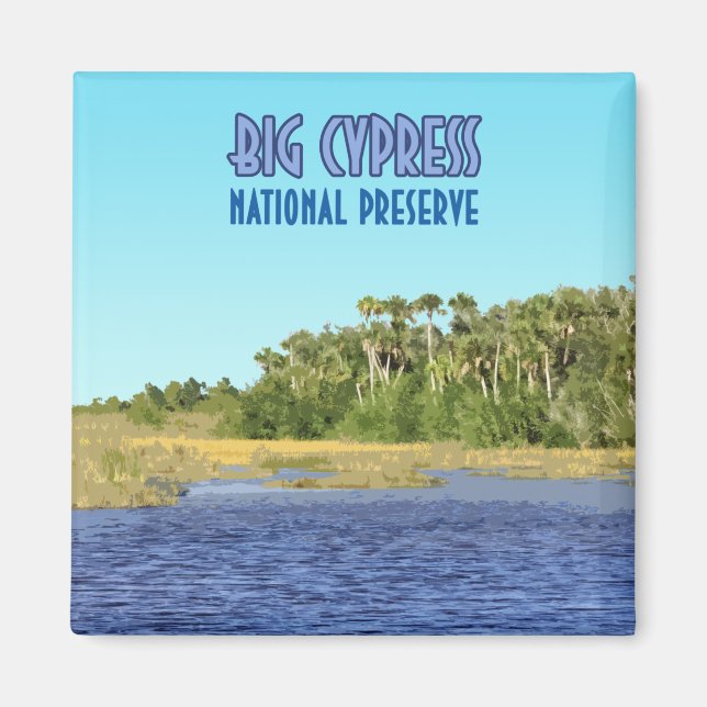Big Cypress National Reserve Florida Magnet (Vorne)