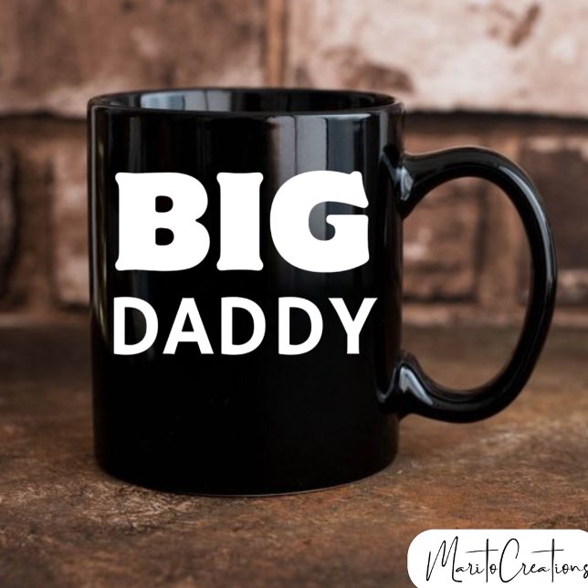 Big Daddy coffee mug, gift for dad. Tasse (Von Creator hochgeladen)