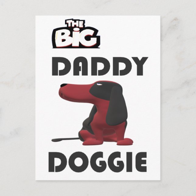 Big Daddy Hello Feiertagspostkarte (Vorderseite)