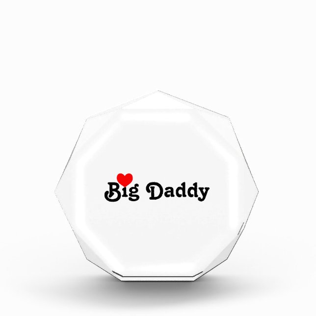 Big Daddy mit Red Heart Foto Block (Vorderseite)