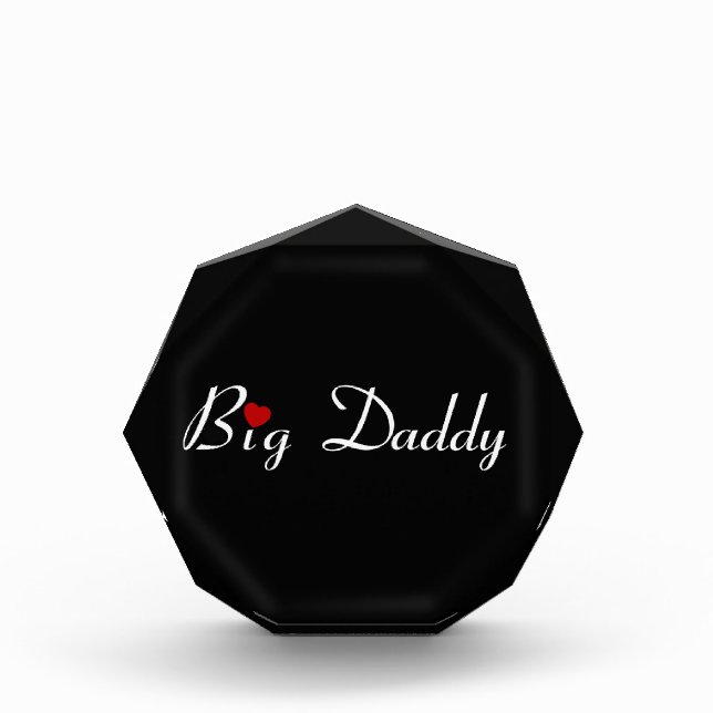 Big Daddy mit Red Heart Fotoblock (Vorderseite)
