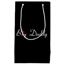 Big Daddy mit Red Heart Medium Geschenktasche Mittlere Geschenktüte