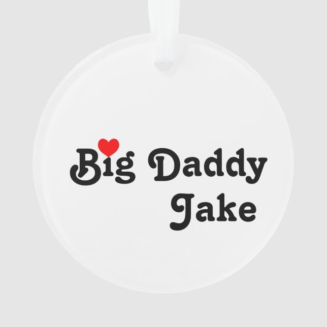 Big Daddy mit Red Heart Ornament (Rückseite)