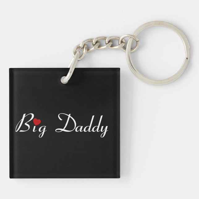Big Daddy mit Red Heart Schlüsselanhänger (Rückseite)
