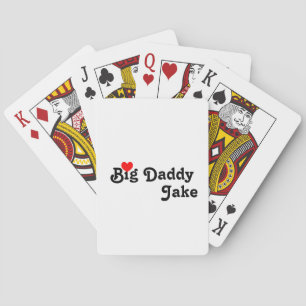 Big Daddy mit Red Heart Spielkarten