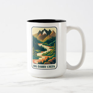 Big Darby Creek Ohio Farben Zweifarbige Tasse