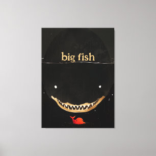 Big Dark Shark Leinwanddruck