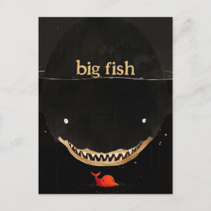 Big Dark Shark Postkarte