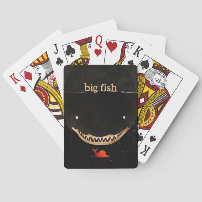 Big Dark Shark Spielkarten (Rückseite)