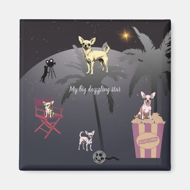 Big Dazzling Star Magnet (Vorne)