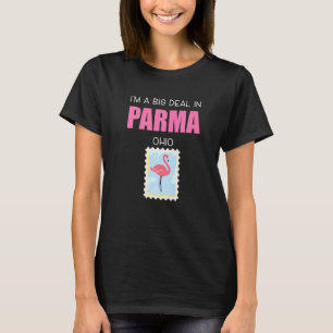 Big Deal Sarcastic Pink Flamingo Parma Ohio T-Shirt