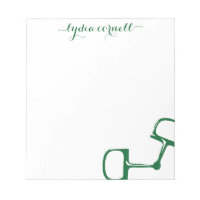 Big Dee Snaffle Bit Horse Notepad - Jäger