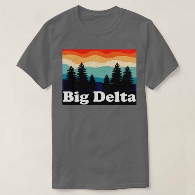 Big Delta Alaska Retro T-Shirt (Design vorne)