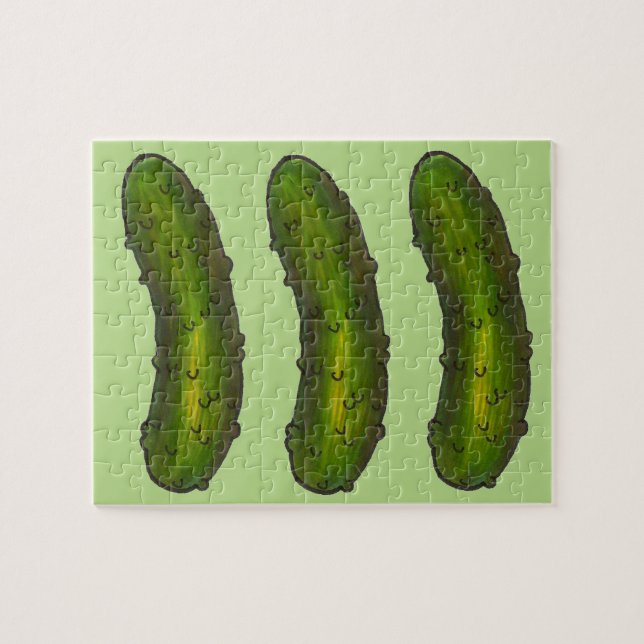 Big Dill Crunchy Green Kosher Dill Deli Pickle Puzzle (Horizontal)