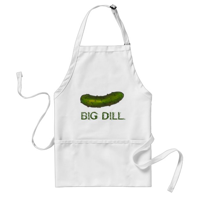 Big Dill (Deal) Crunchy Green Kosher Pickle Feinsc Schürze (Vorne)