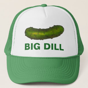 Big Dill (Deal) Green Pickles Crunchy Sour Pickle Truckerkappe