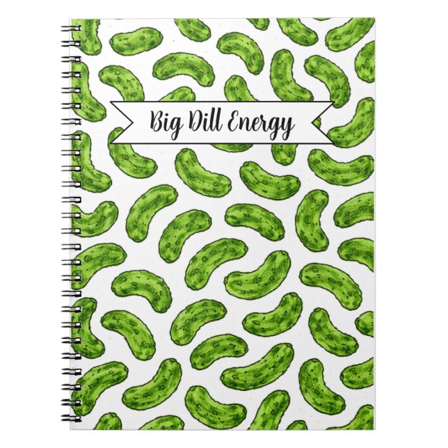 Big Dill Energy Spiral Notebook Notizblock (Vorderseite)