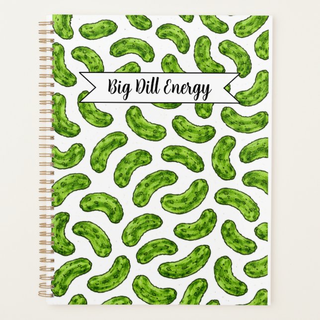 Big Dill Energy Spiral Planner Planer (Vorderseite)