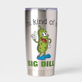 Big Dill Pickle Puppe Wasserflasche Thermobecher