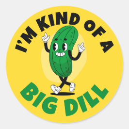 Big Dill Pun Sticker 3 Zoll (Blatt 6)