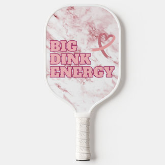 Big Dink Energy Breast Cancer Awareness Pickleball Schläger