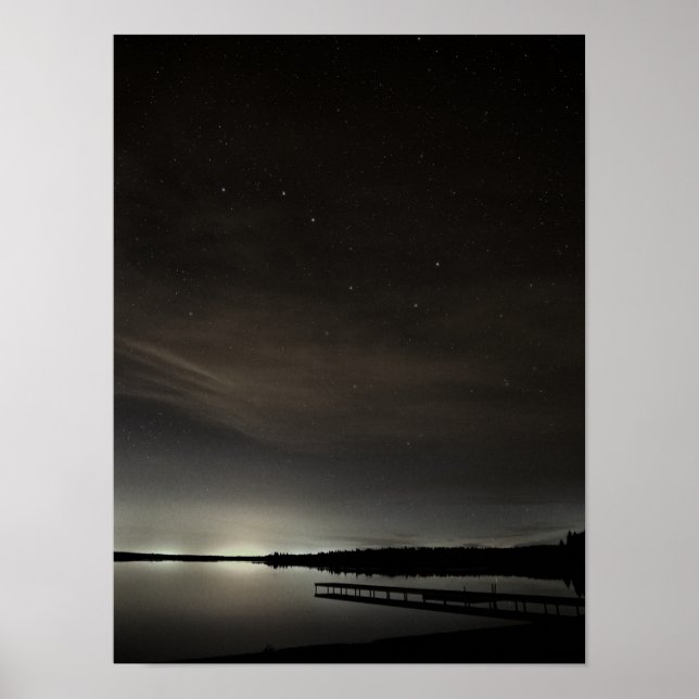Big Dipper Nacht Sky Poster (Vorne)