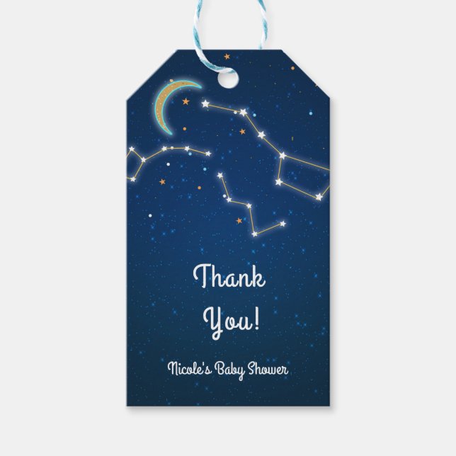 Big Dipper Star Gazing Constellation Celestial Geschenkanhänger (Vorderseite)
