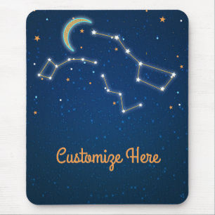Big Dipper Star Gazing Constellation Celestial Mousepad