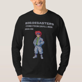 Big disasters come from small men T-Shirt