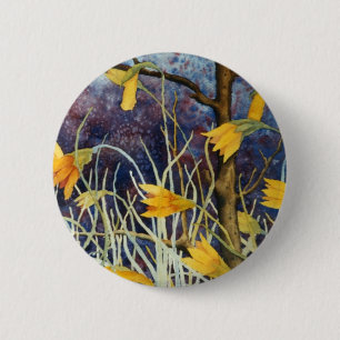 "Big Ditch Lily #2" - Blumenschaltfläche Button