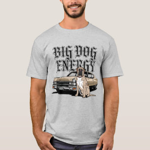 Big Dog Energy Mastiff mit klassischem Auto T-Shirt