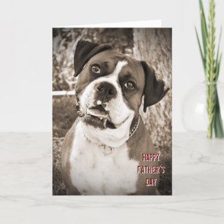 Big Dog Happy Vatertag Card Karte