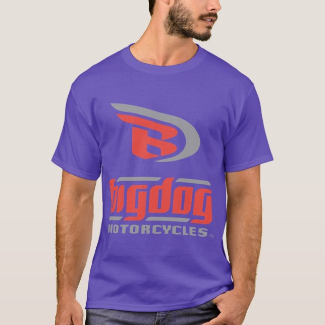 Big Dog Motorcycle-Geschenk T-Shirt (Vorderseite)