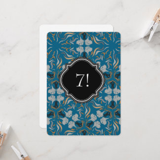 Big Dog Party Golden Black Einladung