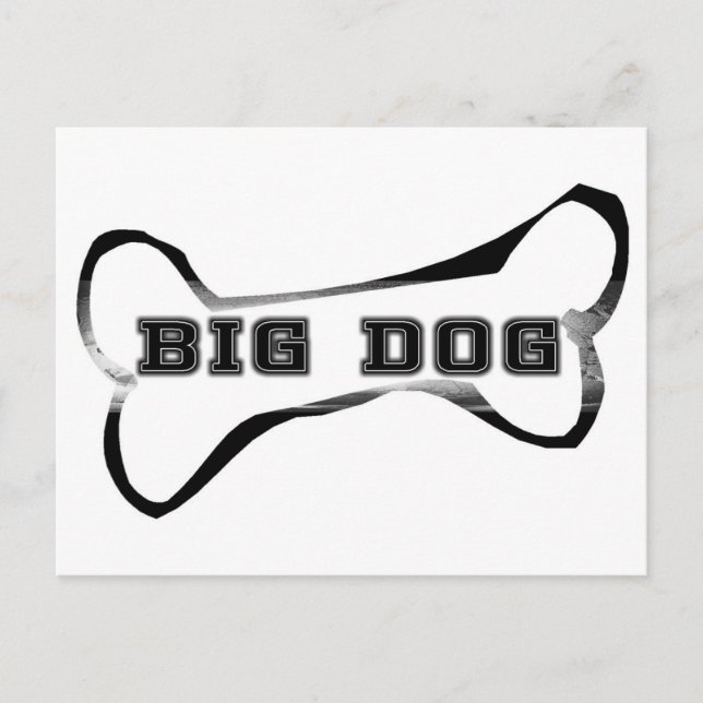 Big Dog Postkarte (Vorderseite)