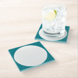 Big Dot weiß   Ihr Backg. Ideen Glasuntersetzer<br><div class="desc">Einfach geistige Schnappschüsse & Ideendesigns von EDDA Fröhlich / EDDArt | GROSSE WEISSE DOT TRANSPARENT: Fügen Sie Ihr Zeichen,  Logo,  Text und wählen Sie Ihr Foto,  Bild oder Farbe Hintergrund | Für weitere Ideen und Designs schreiben Sie mir einfach eine E-Mail: contact@eddart.de oder schauen Sie hier: www.zazzle.com/simply_ideas*</div>